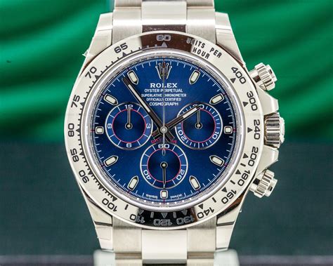 rolex daytona blue gold|rolex daytona blue face.